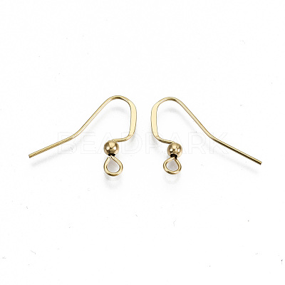304 Stainless Steel Earring Hooks X-STAS-N092-104G-NR-1