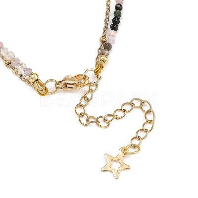 Brass Micro Pave Clear Cubic Zirconia Star Charm BJEW-JB12433-1