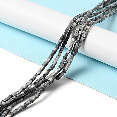 Natural Netstone Beads Strands G-I326-02-1