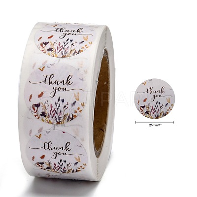 1 Inch Thank You Stickers DIY-G013-A06-1