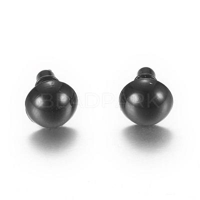 Craft Plastic Doll Eyes Stuffed Toy Eyes DIY-R039-10mm-07-1