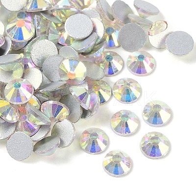 Glass Flat Back Rhinestone RGLA-C002-SS30-101-1