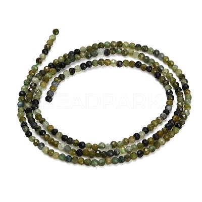 Natural Green Tourmaline Beads Strands GG-CBAA9B4-B01-01-1