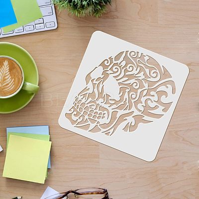 Plastic Reusable Drawing Painting Stencils Templates DIY-WH0172-182-1