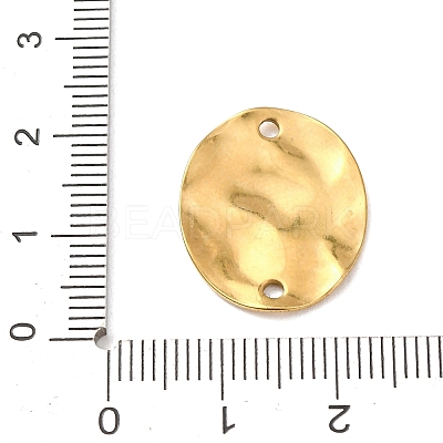 304 Stainless Steel Textured Links Connector Charms LS-STAS-K302-02A-G-1