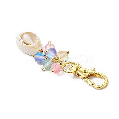 4Pcs Shell Pendant Decorations HJEW-JM03085-1