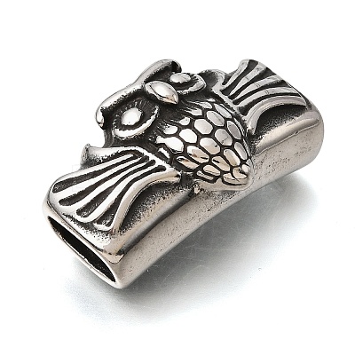 304 Stainless Steel Slide Charms STAS-F356-15AS-06-1