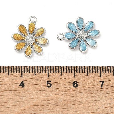 Brass Enamel Pendants KK-B171-01P-1