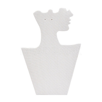 Cardboard Covered with Velvet Necklace & Earring Display Stands LS-ODIS-Q041-04A-02-1