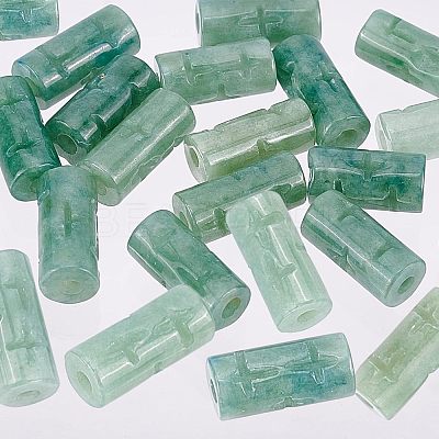 16Pcs Natural Jadeite Beads G-NB0003-40-1