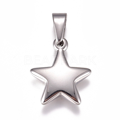 Tarnish Resistant 304 Stainless Steel Pendants STAS-I135-25P-1