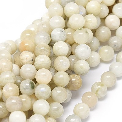 Natural Rainbow Moonstone Beads Strands G-O201A-17B-1