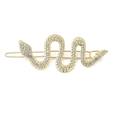 Alloy Rhinestone Hair Bobby Pins PHAR-I009-02A-G-1
