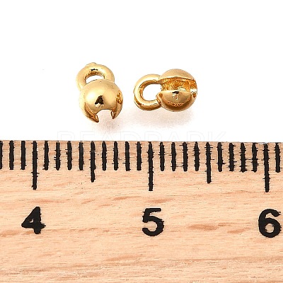 Brass Bead Tips KK-D374-01G-1