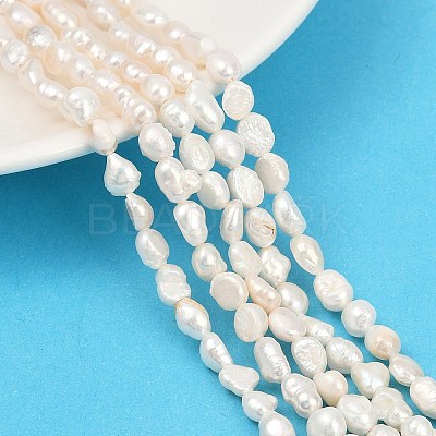 Natural Cultured Freshwater Pearl Beads Strands PEAR-P064-20H-01A-1
