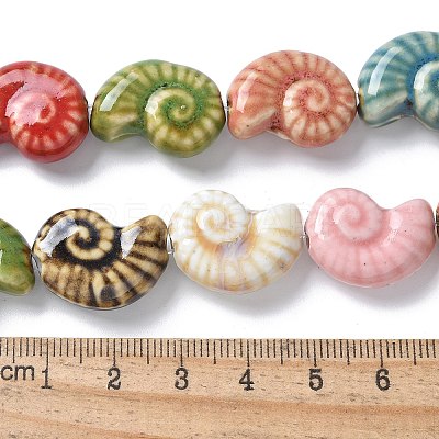 Ocean Series Handmade Porcelain Beads PORC-R002-03M-1