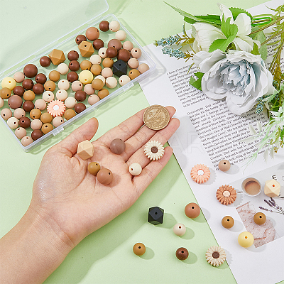 Food Grade Eco-Friendly Silicone Beads SIL-DC0001-53-1