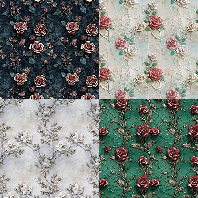 Scrapbook Paper Pads LS-DIY-H177-02J-1