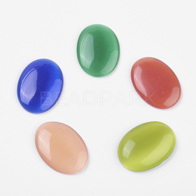 Cat Eye Cabochons X-CE-J005-18x25mm-M-1