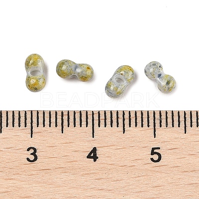 Picasso Glass Seed Beads SEED-Q038-02H-1