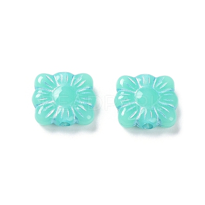 Opaque Acrylic Beads OACR-G016-26K-1