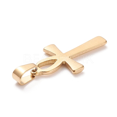 Ion Plating(IP) 304 Stainless Steel Pendants STAS-L216-41G-1