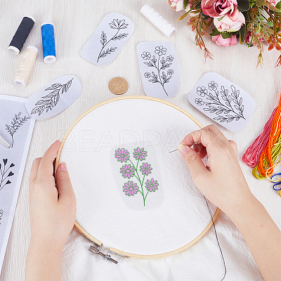 Bohemia Style Water Soluble Fabric DIY-WH0488-17K-1