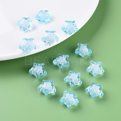 Transparent Acrylic Beads TACR-S152-02A-754-1
