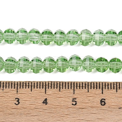 Transparent Glass Beads Strands GLAA-G125-01A-04-1