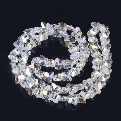 Electroplate Glass Beads EGLA-Q091-14mm-B19-1