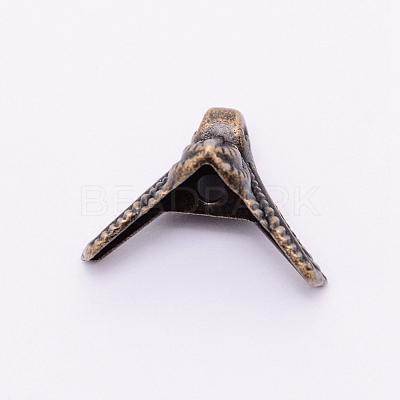 Zinc Alloy Box Corner Protectors PALLOY-WH0070-92AB-1