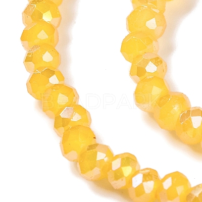 Baking Electroplate Glass Beads Strands DGLA-A039-J2MM-B13-1