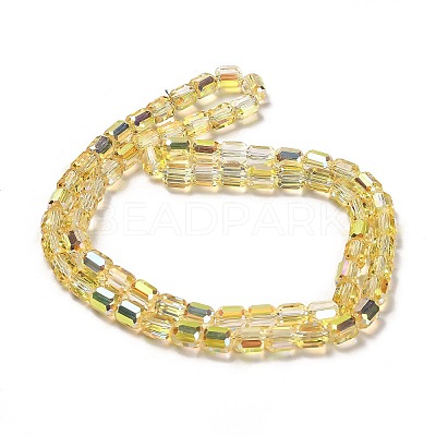 Electroplate Glass Beads X1-EGLA-D030-19G-1