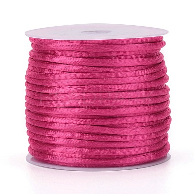 Nylon Satin Rattail Cords NWIR-L006-1mm-33-1