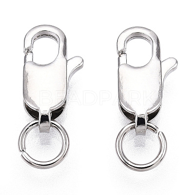 Grade AAA Brass Lobster Claw Clasps KK-O093-32P-NR-1