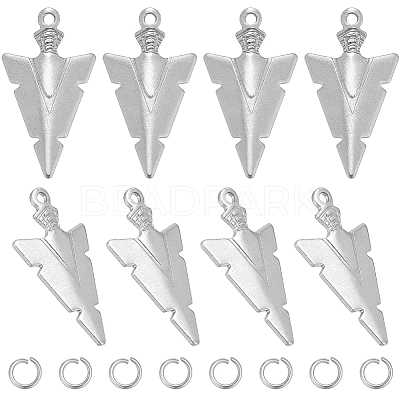 50Pcs 201 Stainless Steel Pendants STAS-CN0001-21-1