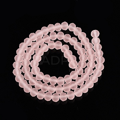 Transparent Glass Beads Strands EGLA-A044-T6mm-MD22-1