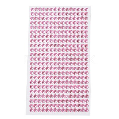 Self Adhesive Acrylic Rhinestone Stickers STIC-PW0012-01E-1