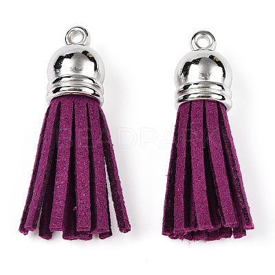 Faux Suede Tassel Pendant Decorations FIND-T002-A05-1