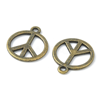 Tibetan Style Alloy Pendants TIBEP-K67-AB-NR-1