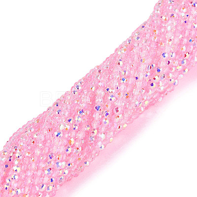 Transparent Glass Beads Strands LS-EGLA-N028-01A-A11-1