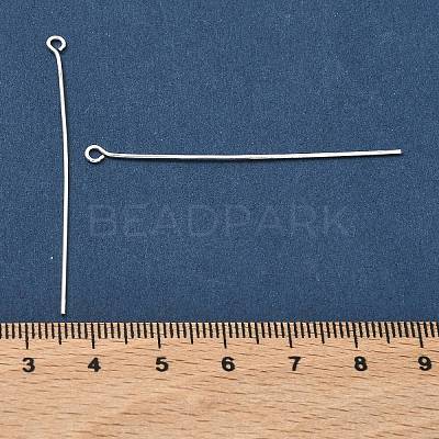 50MM Silver Color Plated Brass Eye Pins X-EPC5.0cm-S-1