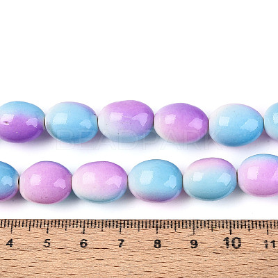 Spray Painted Synthetic Turquoise Beads Strands TURQ-T004-15B-1