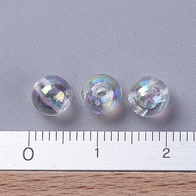 Eco-Friendly Transparent Acrylic Beads PL733-2-1