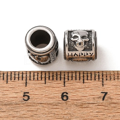 316 Surgical Stainless Steel European Beads SA-CBA7555-01AS-04-1
