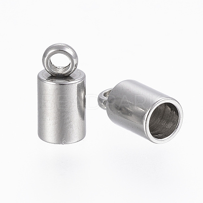 Tarnish Resistant 201 Stainless Steel Cord Ends STAS-H410-20P-I-1