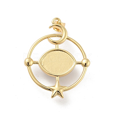 Opaque Resin Pendants KK-G419-09G-02-1