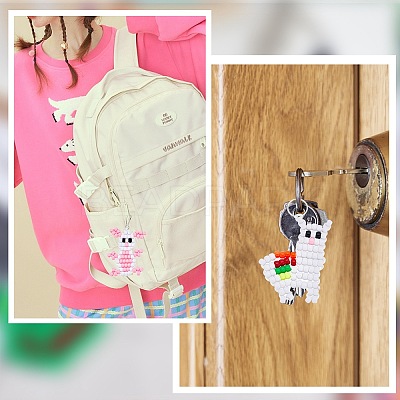 DIY Animal Keychain Making Kit DIY-SC0022-59-1