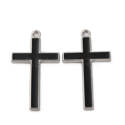 Alloy Enamel Pendants PALLOY-R162-04P-1