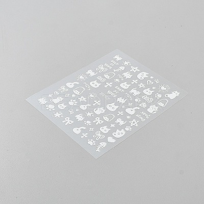 PET Nail Art Stickers MRMJ-WH0077-143B-1